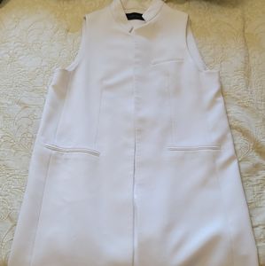 Zara White Vest